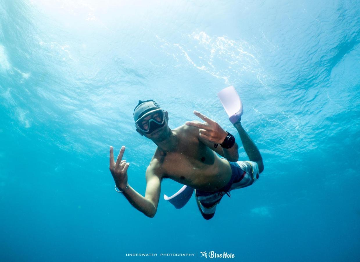 헝춘 藍洞潛水blue Hole Dive Center B&B 외부 사진